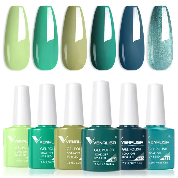 Venalisa HEMA TPO FREE Nail Gel Polish Glitter Gorgeous Full Coverage Soak Off UV LED French Nail Jelly Pink Nude