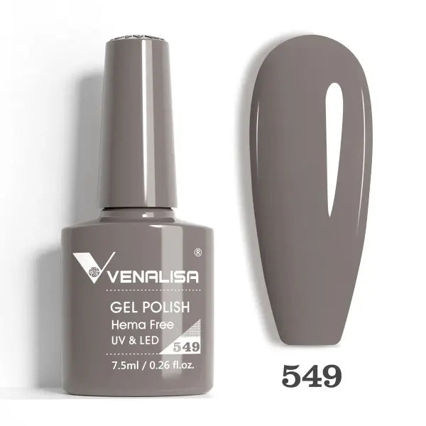 Venalisa HEMA TPO FREE Nail Gel Polish Glitter Gorgeous Full Coverage Soak Off UV LED French Nail Jelly Pink Nude