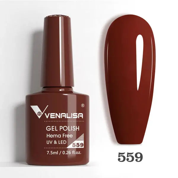 Venalisa HEMA TPO FREE Nail Gel Polish Glitter Gorgeous Full Coverage Soak Off UV LED French Nail Jelly Pink Nude