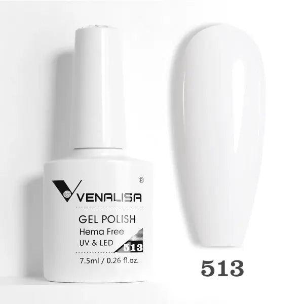 Venalisa HEMA TPO FREE Nail Gel Polish Glitter Gorgeous Full Coverage Soak Off UV LED French Nail Jelly Pink Nude