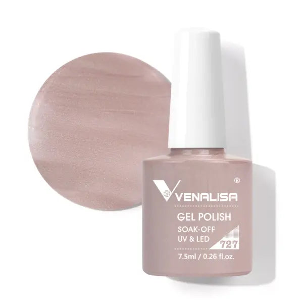 Venalisa HEMA TPO FREE Nail Gel Polish Glitter Gorgeous Full Coverage Soak Off UV LED French Nail Jelly Pink Nude