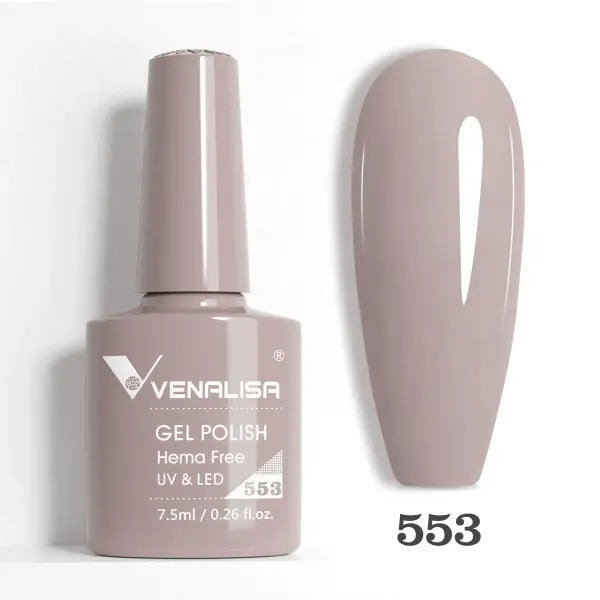 Venalisa HEMA TPO FREE Nail Gel Polish Glitter Gorgeous Full Coverage Soak Off UV LED French Nail Jelly Pink Nude