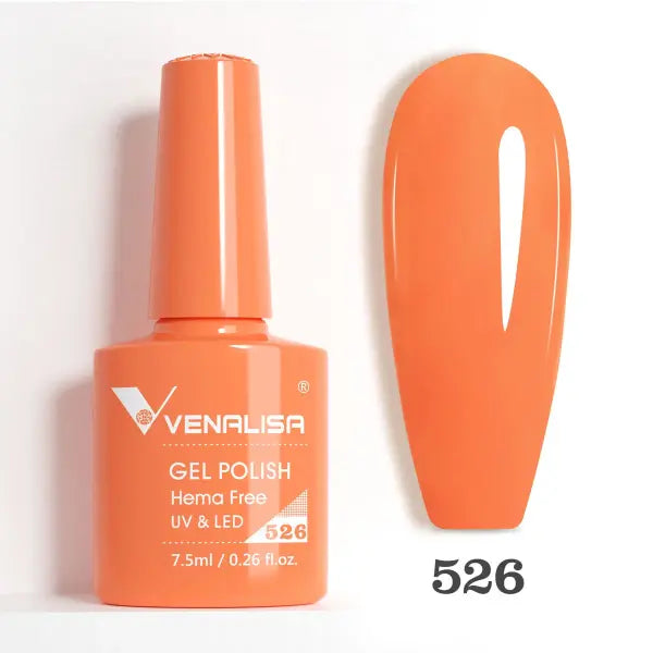 Venalisa HEMA TPO FREE Nail Gel Polish Glitter Gorgeous Full Coverage Soak Off UV LED French Nail Jelly Pink Nude