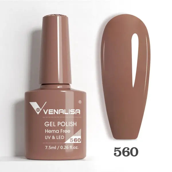 Venalisa HEMA TPO FREE Nail Gel Polish Glitter Gorgeous Full Coverage Soak Off UV LED French Nail Jelly Pink Nude