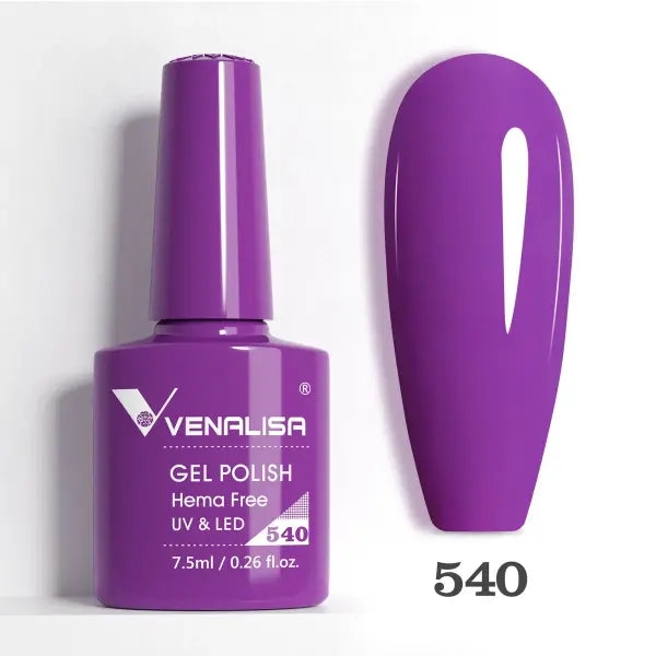 Venalisa HEMA TPO FREE Nail Gel Polish Glitter Gorgeous Full Coverage Soak Off UV LED French Nail Jelly Pink Nude