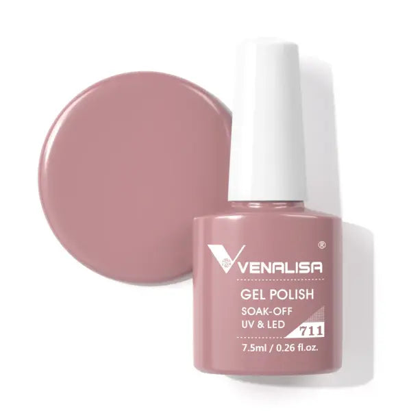 Venalisa HEMA TPO FREE Nail Gel Polish Glitter Gorgeous Full Coverage Soak Off UV LED French Nail Jelly Pink Nude