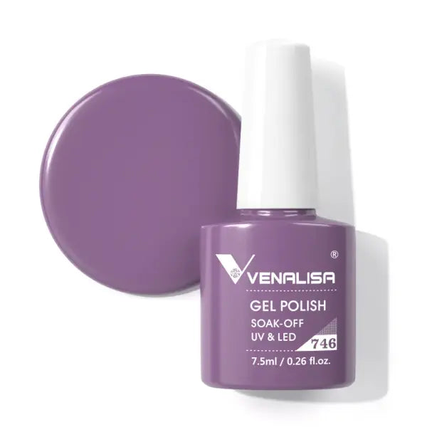 Venalisa HEMA TPO FREE Nail Gel Polish Glitter Gorgeous Full Coverage Soak Off UV LED French Nail Jelly Pink Nude