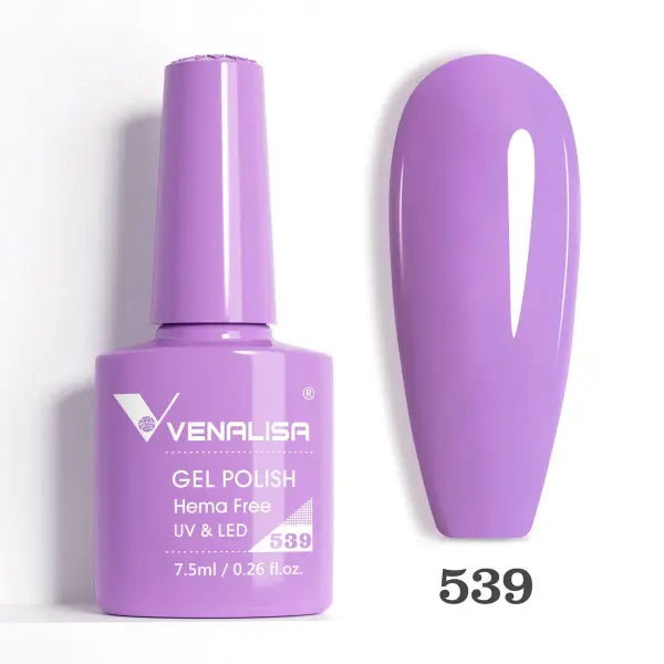 Venalisa HEMA TPO FREE Nail Gel Polish Glitter Gorgeous Full Coverage Soak Off UV LED French Nail Jelly Pink Nude