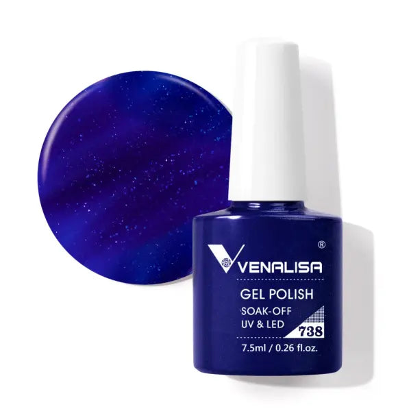 Venalisa HEMA TPO FREE Nail Gel Polish Glitter Gorgeous Full Coverage Soak Off UV LED French Nail Jelly Pink Nude