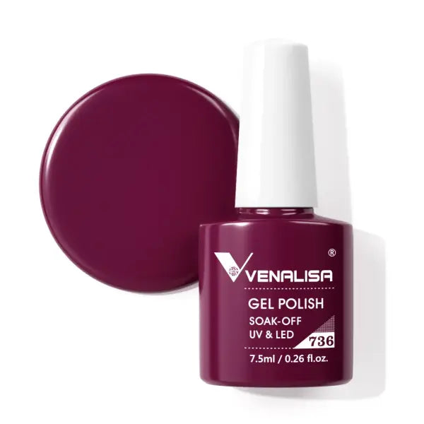 Venalisa HEMA TPO FREE Nail Gel Polish Glitter Gorgeous Full Coverage Soak Off UV LED French Nail Jelly Pink Nude