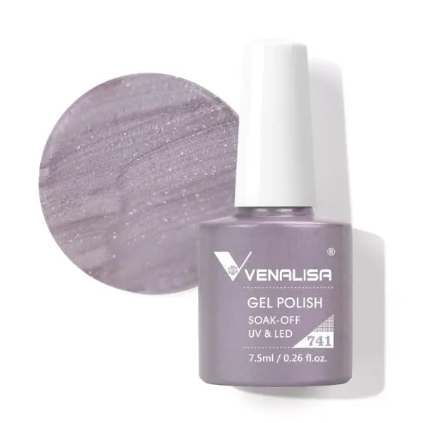 Venalisa HEMA TPO FREE Nail Gel Polish Glitter Gorgeous Full Coverage Soak Off UV LED French Nail Jelly Pink Nude