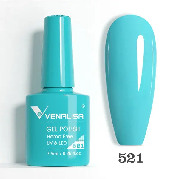 Venalisa HEMA TPO FREE Nail Gel Polish Glitter Gorgeous Full Coverage Soak Off UV LED French Nail Jelly Pink Nude