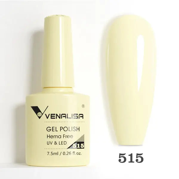 Venalisa HEMA TPO FREE Nail Gel Polish Glitter Gorgeous Full Coverage Soak Off UV LED French Nail Jelly Pink Nude