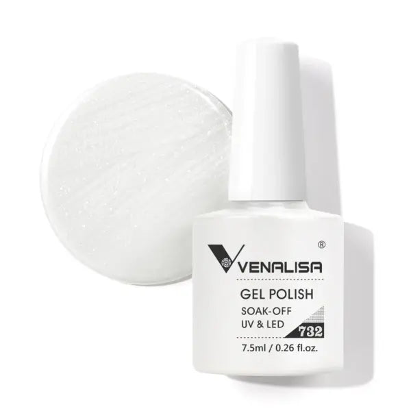 Venalisa HEMA TPO FREE Nail Gel Polish Glitter Gorgeous Full Coverage Soak Off UV LED French Nail Jelly Pink Nude