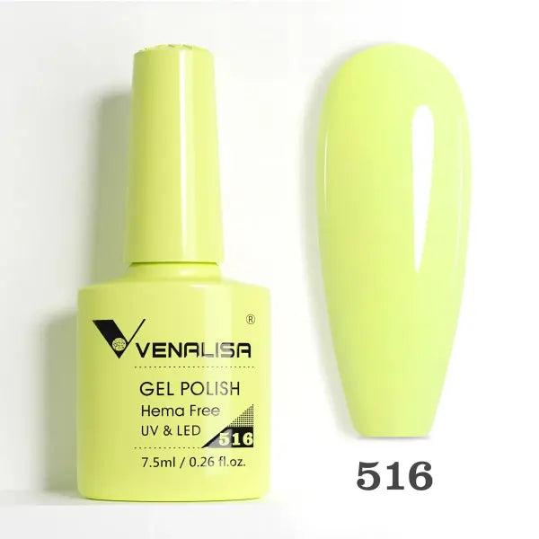 Venalisa HEMA TPO FREE Nail Gel Polish Glitter Gorgeous Full Coverage Soak Off UV LED French Nail Jelly Pink Nude