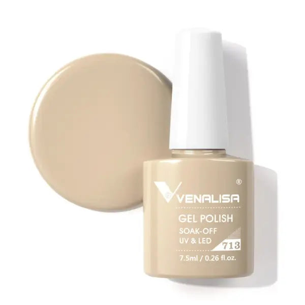 Venalisa HEMA TPO FREE Nail Gel Polish Glitter Gorgeous Full Coverage Soak Off UV LED French Nail Jelly Pink Nude