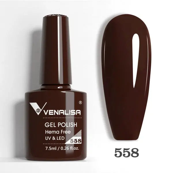Venalisa HEMA TPO FREE Nail Gel Polish Glitter Gorgeous Full Coverage Soak Off UV LED French Nail Jelly Pink Nude