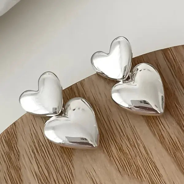 VENTFILLE 925 Sterling Silver CZ Star Moon Asymmetric Hoop Earrings for Women Girls Gold Silver Color Party Jewelry