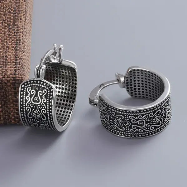 VENTFILLE 925 Sterling Silver CZ Star Moon Asymmetric Hoop Earrings for Women Girls Gold Silver Color Party Jewelry