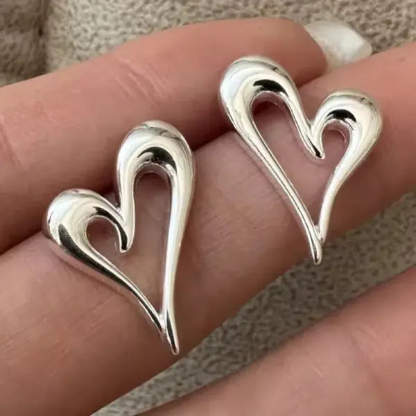 VENTFILLE 925 Sterling Silver CZ Star Moon Asymmetric Hoop Earrings for Women Girls Gold Silver Color Party Jewelry