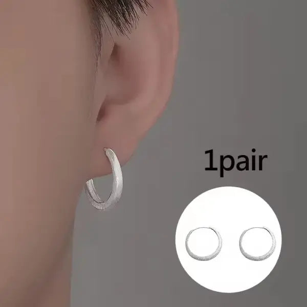 VENTFILLE 925 Sterling Silver CZ Star Moon Asymmetric Hoop Earrings for Women Girls Gold Silver Color Party Jewelry