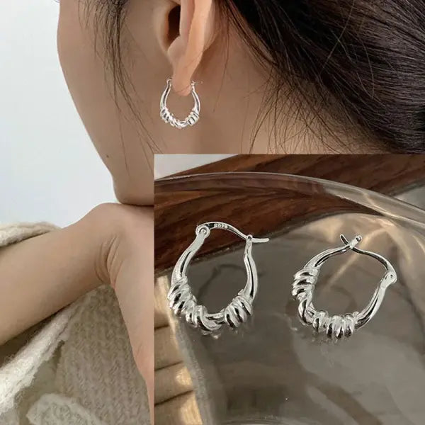VENTFILLE 925 Sterling Silver CZ Star Moon Asymmetric Hoop Earrings for Women Girls Gold Silver Color Party Jewelry