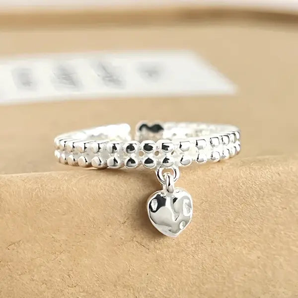 925 Sterling Silver Rings INS Fashion Hip Hop Vintage Couples Hollow Lines Punk Thai Silver Party Adjustable Jewelry