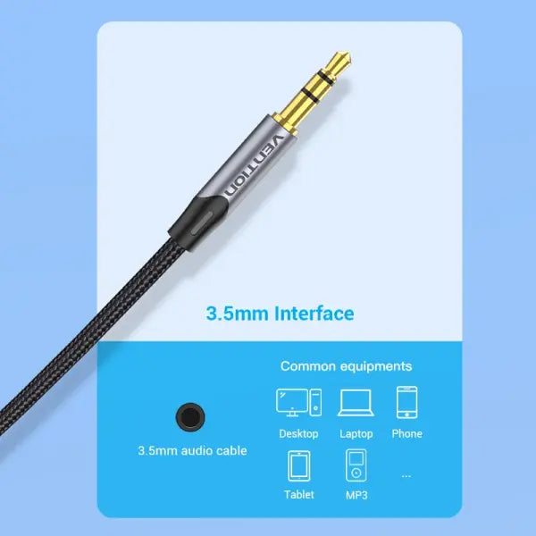 Vention RCA Cable 2RCA Splitter for Multimedia (Gold) – Home Theater
