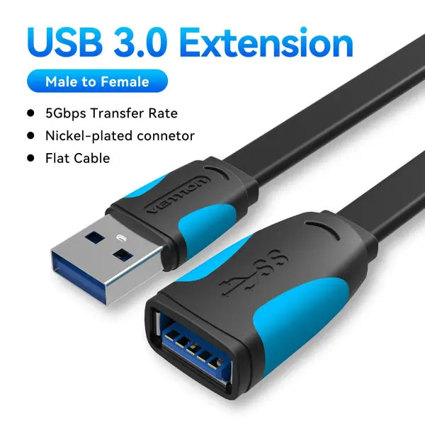Vention USB 3.0 Extension Cable USB 2.0 Cable USB Male to Female Data Cord for Smart TV PS4 Xbox One PC USB 3.0