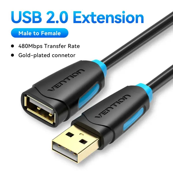 Vention USB 3.0 Extension Cable USB 2.0 Cable USB Male to Female Data Cord for Smart TV PS4 Xbox One PC USB 3.0
