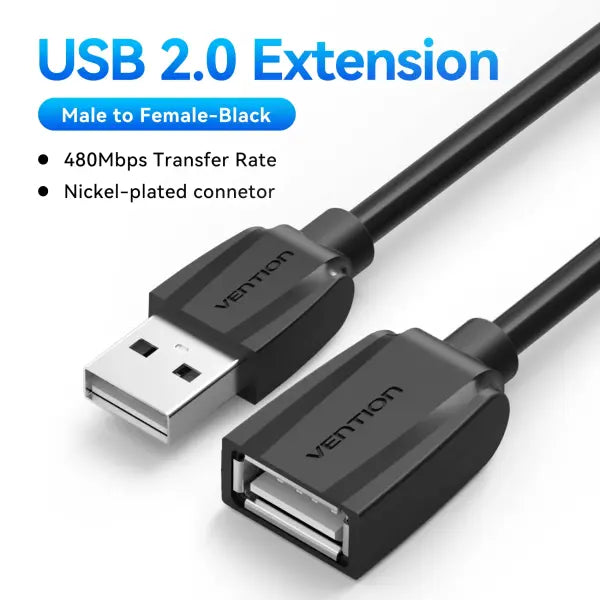 Vention USB 3.0 Extension Cable USB 2.0 Cable USB Male to Female Data Cord for Smart TV PS4 Xbox One PC USB 3.0