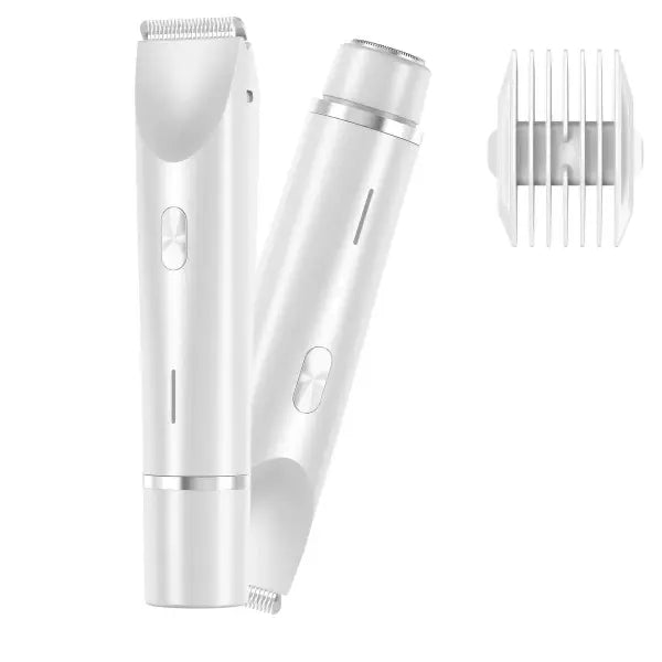 Versatile Body Hair Removal Device and Bikini Trimmer - White / USB - Hair Remover