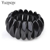 Vintage Cuff Bracelet Handcrafted Resin Fashion Jewelry for Women