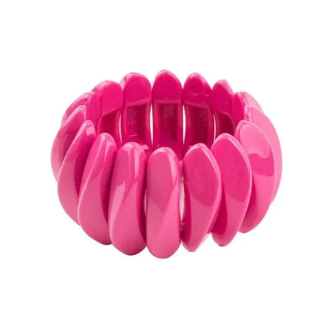 Vintage Cuff Bracelet - Handcrafted Resin Fashion Jewelry for Women - color-11