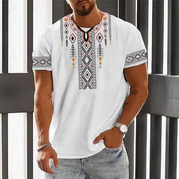 Men Casual Spring Summer Polyester Fabric Composition Oversized T Shirt Style - H24091518084 / S