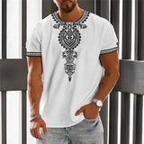 Men Casual Spring Summer Polyester Fabric Composition Oversized T Shirt Style - H24091518092 / 2XL