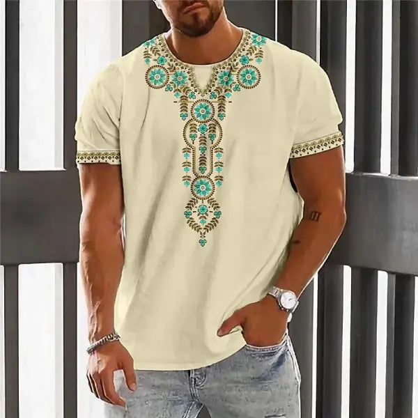 Men Casual Spring Summer Polyester Fabric Composition Oversized T Shirt Style - H24091518088 / S