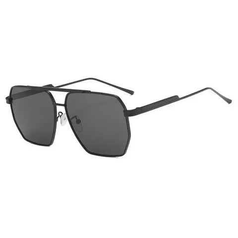 Vintage Luxury Metal Sunglasses – Unisex UV400 Fashion Shades - 01 / As Picture