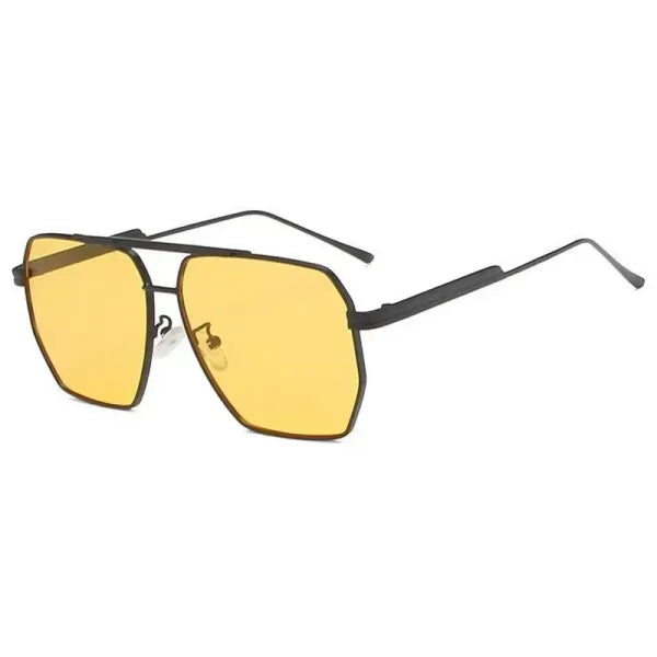 Vintage Luxury Metal Sunglasses – Unisex UV400 Fashion Shades - 02 / As Picture