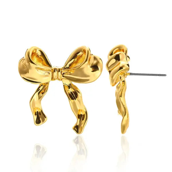 Vintage Summer Starfish Stainless Steel Stud Earrings - E4207G