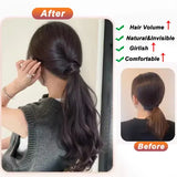 Vitality Synthetic Wig Ponytail Long Wavy Ponytail Hair With High Elasticity Rubber Band Heat Resistant Hairpiece