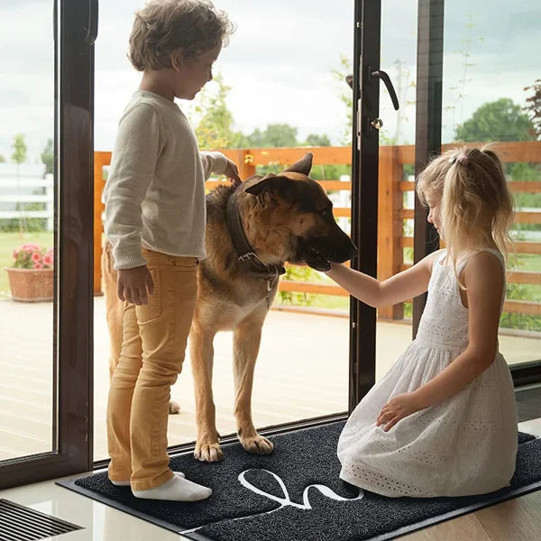 Non-Slip Front Doormat – Absorbent Indoor & Outdoor Entrance Mat with Rubber Backing