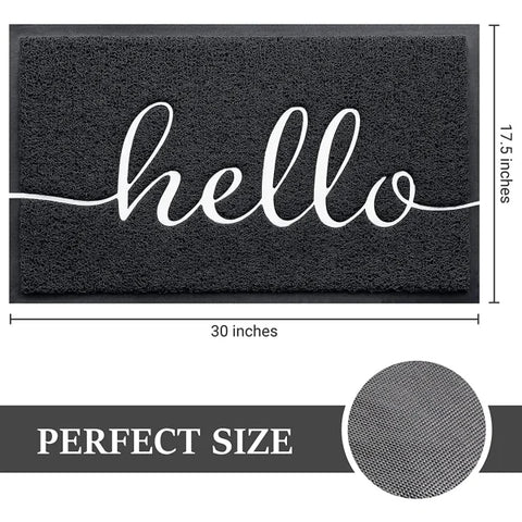 Non-Slip Front Doormat – Absorbent Indoor & Outdoor Entrance Mat with Rubber Backing