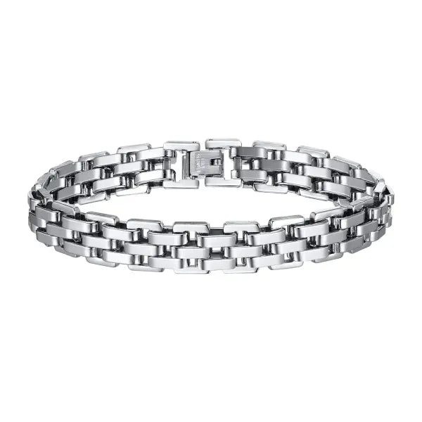 11mm stainless steel link bracelets for men punk style - BR-1318S / 19cm