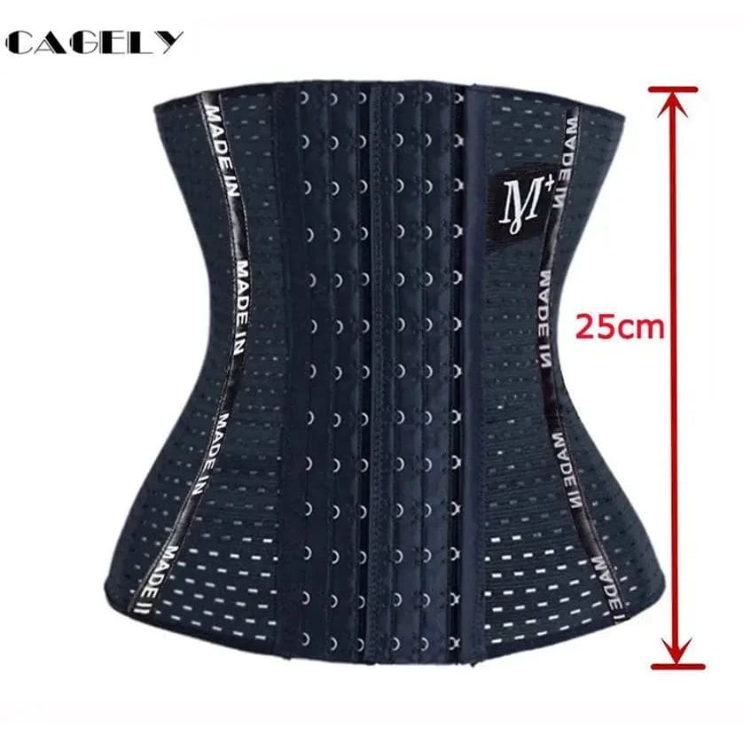 Waist Trainer Cincher: Fajas Body Shaper Underwear - Black4 / S