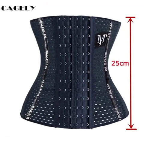 Waist Trainer Cincher: Fajas Body Shaper Underwear - Black4 / S