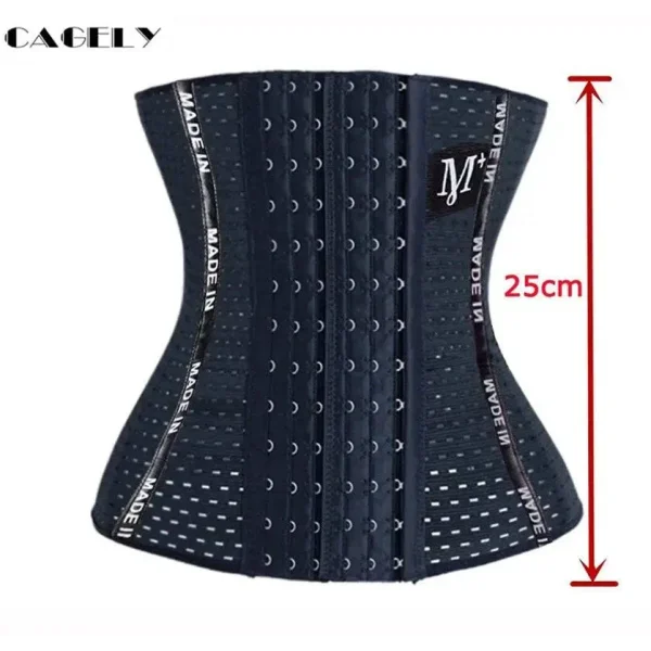 Waist Trainer Cincher: Fajas Body Shaper Underwear - Black4 / S