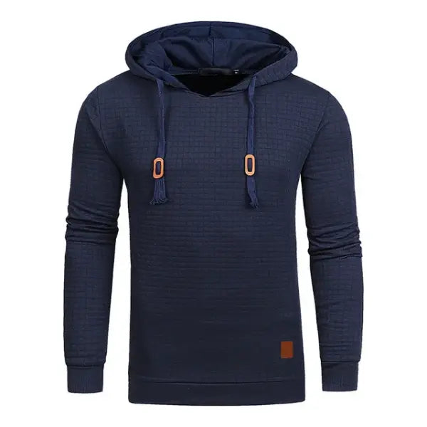 Warm Unisex Oversize Hoodie – Solid Color Casual Sweatshirt with Zipper Men & Women Sweatshirts - Navy Blue / XXL(MAX