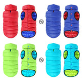 Reversible Winter Dog Jacket – Thick 3-Layer Waterproof Vest for Small & Large Dogs