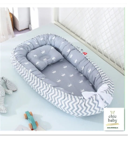 Washable Portable Travel Crib for Infants and Kids - Himpall